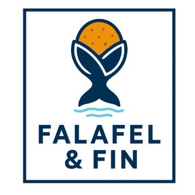 Falafel & Fin Food Truck Logo